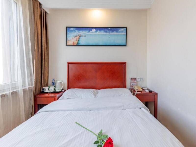 Greentree Inn Liaoning Dalian Development Zone Jinma Road Pedestrian Street Express Hotel Eksteriør bilde