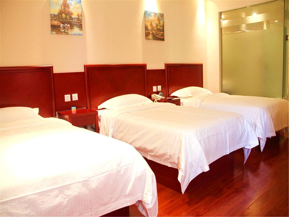 Greentree Inn Liaoning Dalian Development Zone Jinma Road Pedestrian Street Express Hotel Eksteriør bilde