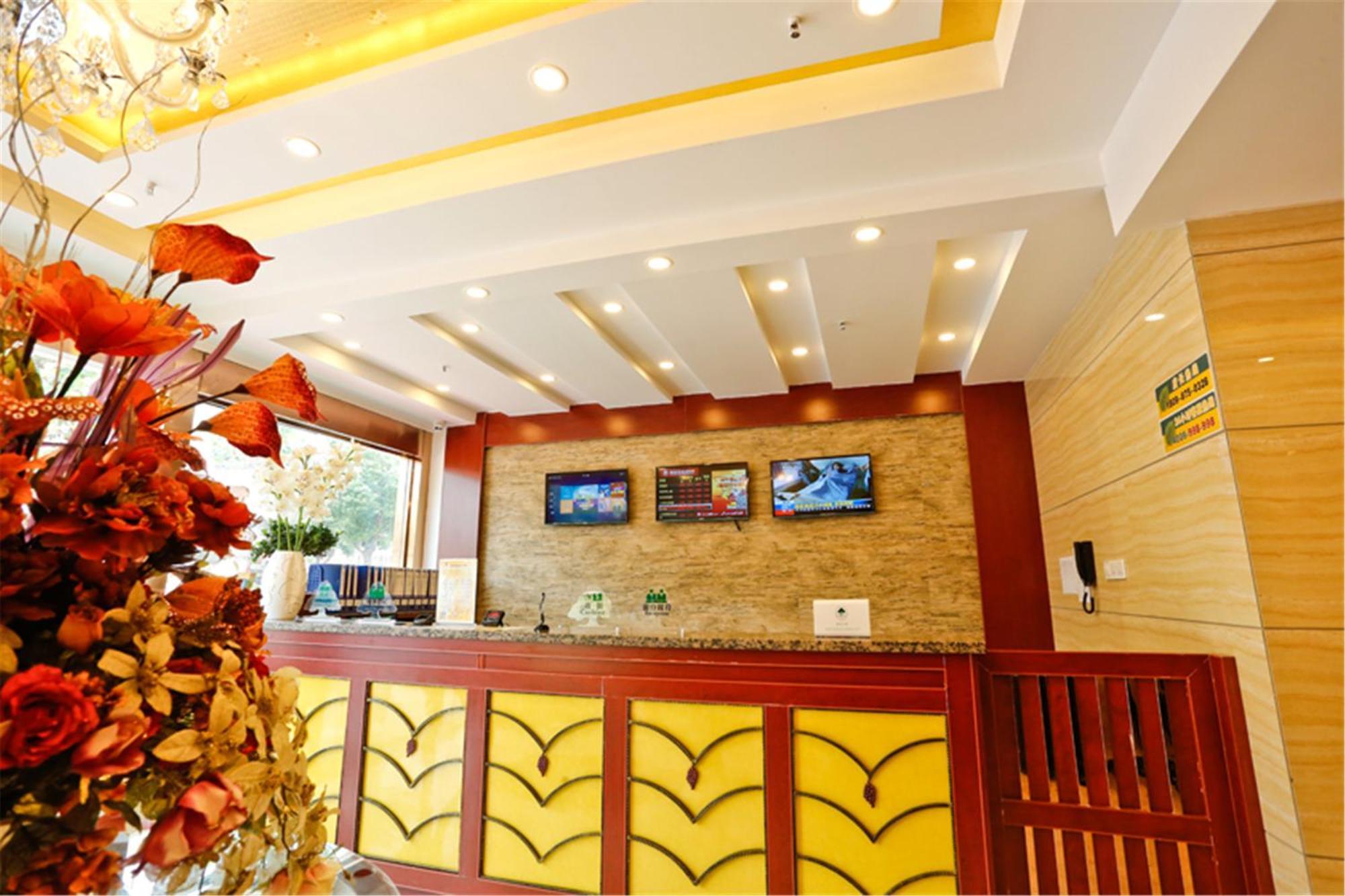 Greentree Inn Liaoning Dalian Development Zone Jinma Road Pedestrian Street Express Hotel Eksteriør bilde