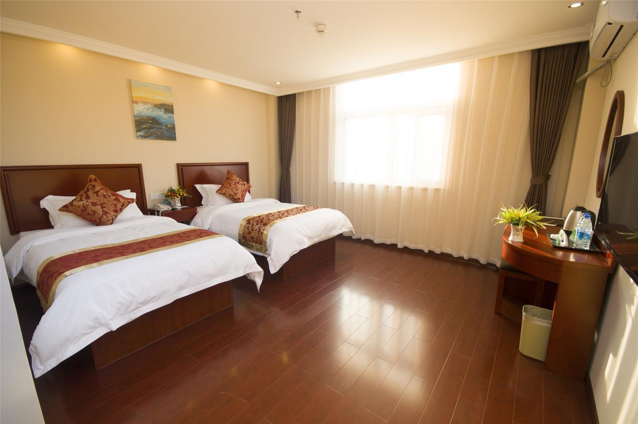 Greentree Inn Liaoning Dalian Development Zone Jinma Road Pedestrian Street Express Hotel Eksteriør bilde