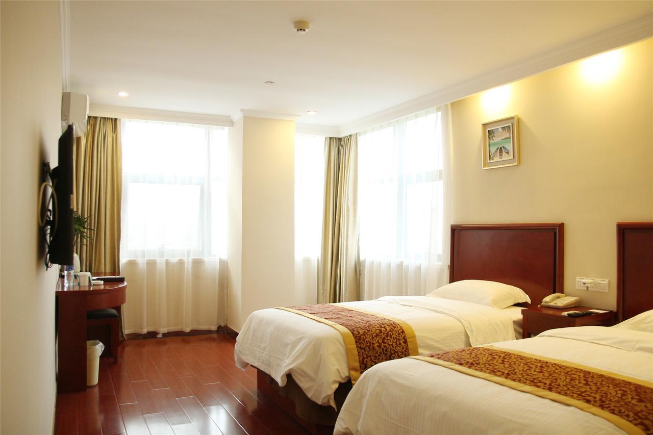 Greentree Inn Liaoning Dalian Development Zone Jinma Road Pedestrian Street Express Hotel Eksteriør bilde
